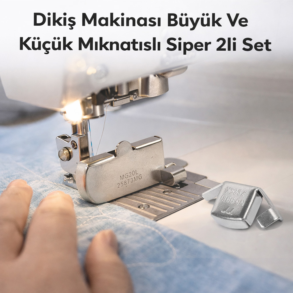 Diki� Makinas� B�y�k Ve K���k M�knat�sl� Siper 2li Set