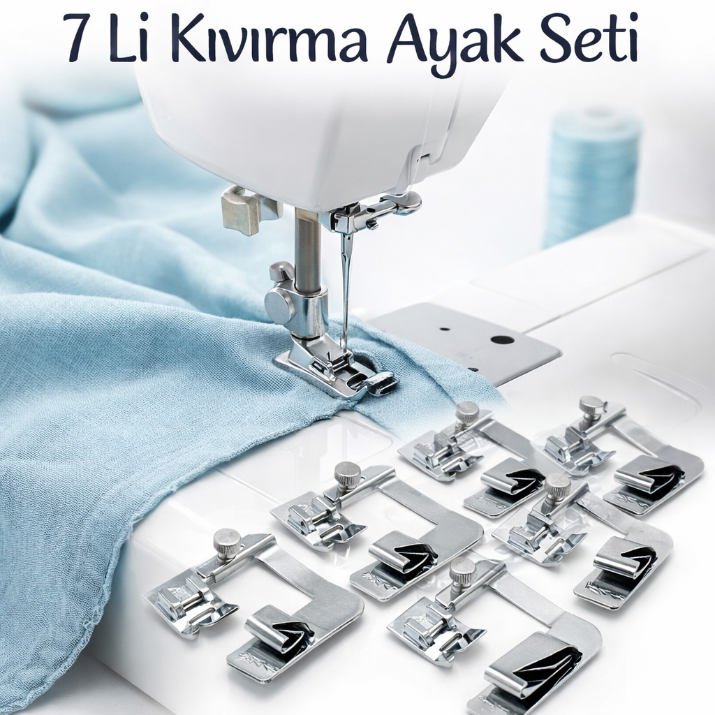 Ev Tipi Aile Diki� Makinas� 7 Li K�v�rma Ayak Seti