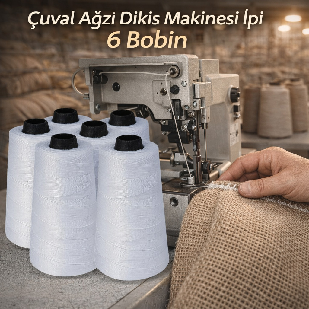 �uval A�z� Diki� Makinesi �pi 6 Bobin