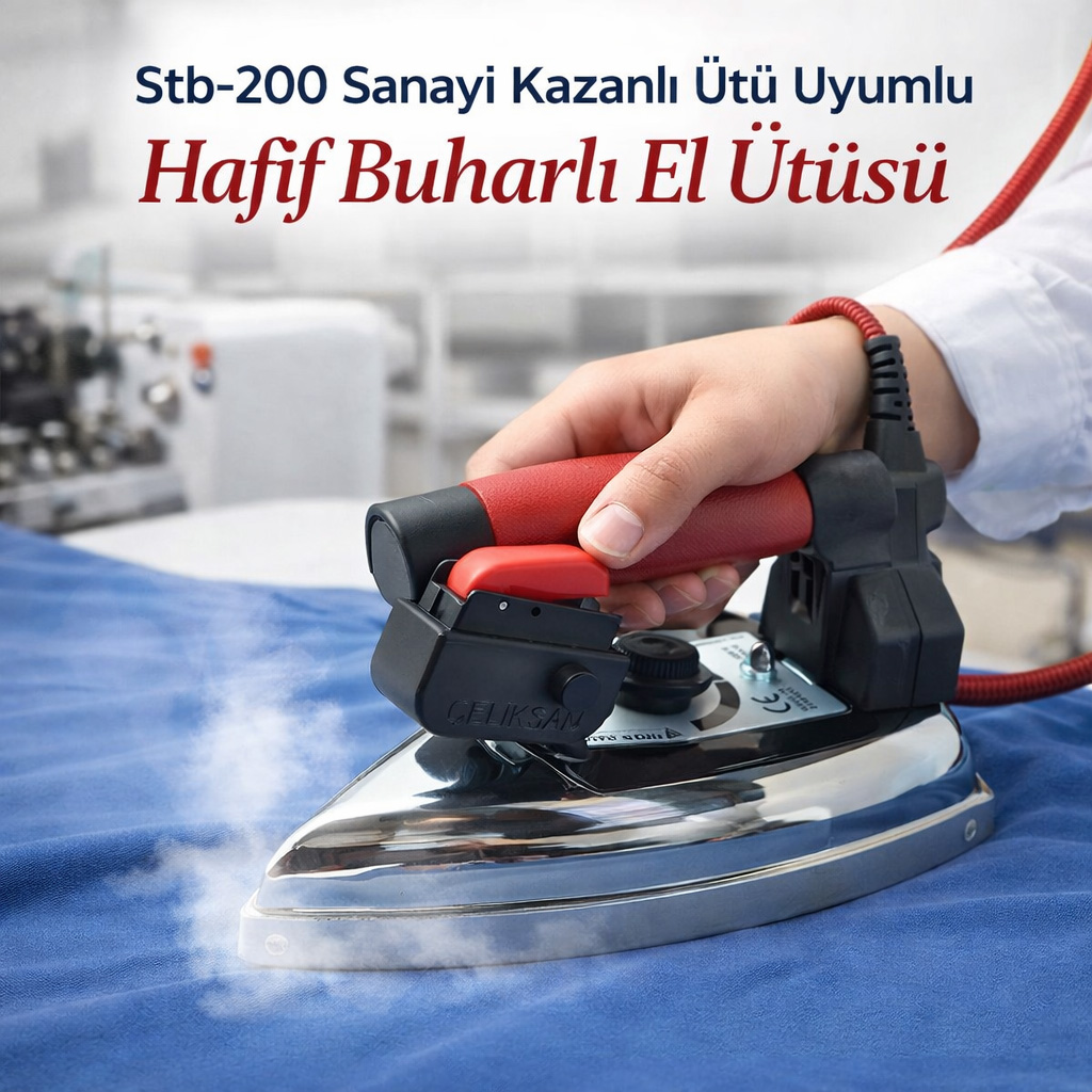 Stb-200 Sanayi Kazanl� �t� Uyumlu Hafif Buharl� El �t�s�