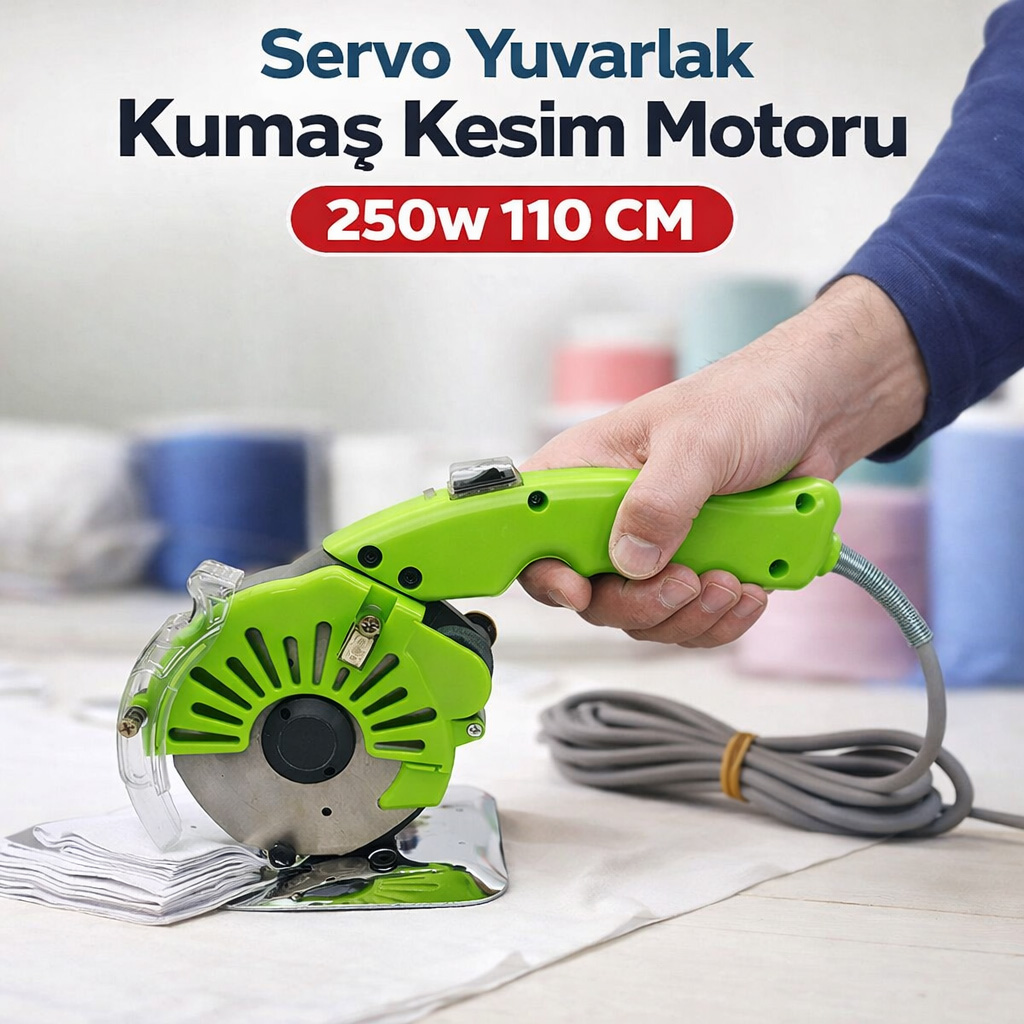 Servo Yuvarlak Kuma� Kesim Motoru 250w 110 CM