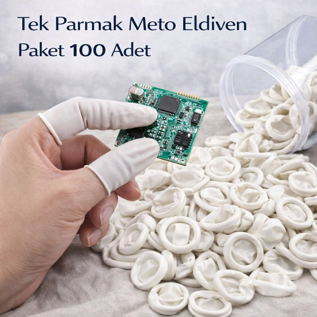 Tek Parmak Meto Eldiven Paket 100 Adet