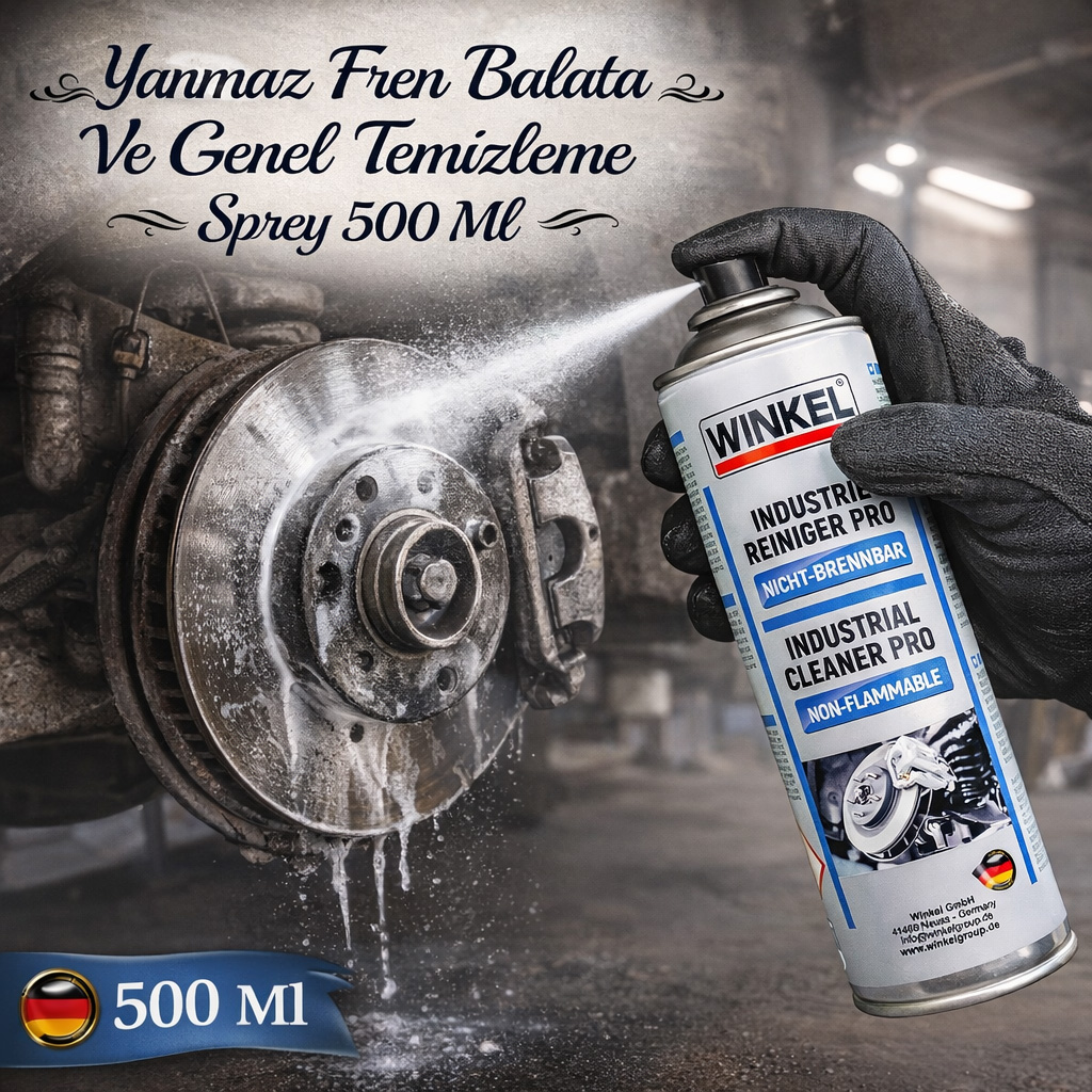 Yanmaz Fren Balata Ve Genel Temizleme Sprey 500 Ml
