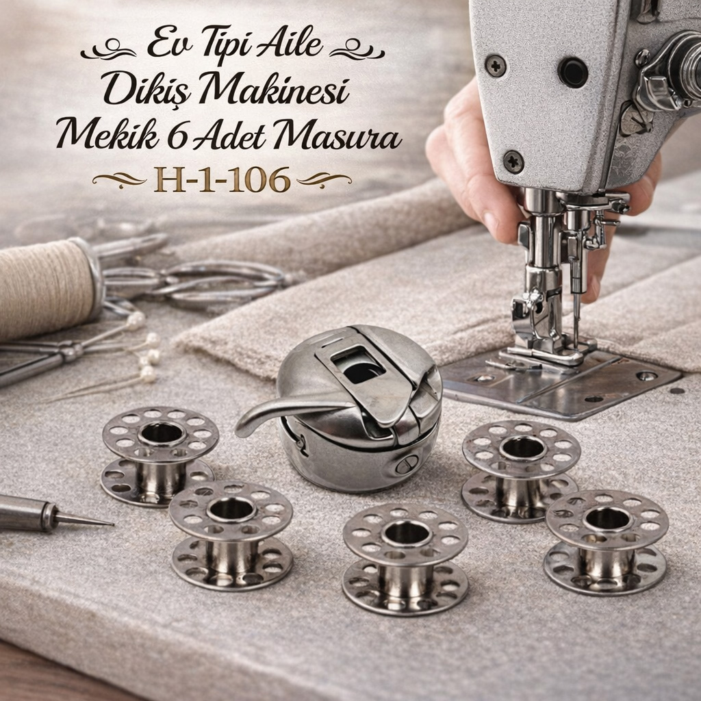 SINGER Ev Tipi Aile Diki� Makinesi Mekik 6 Adet Masura