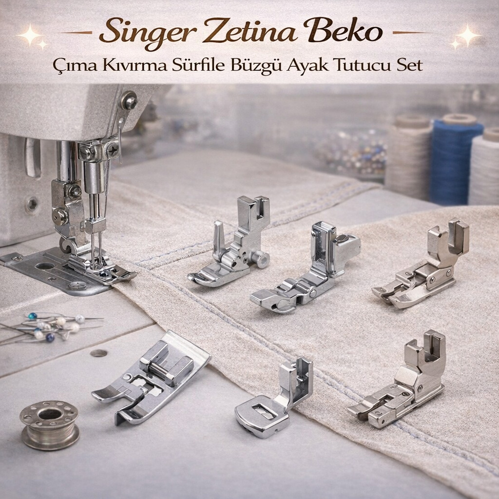 S�nger Zetina Beko ��ma K�v�rma S�rfile B�zg� Ayak Tutucu Set