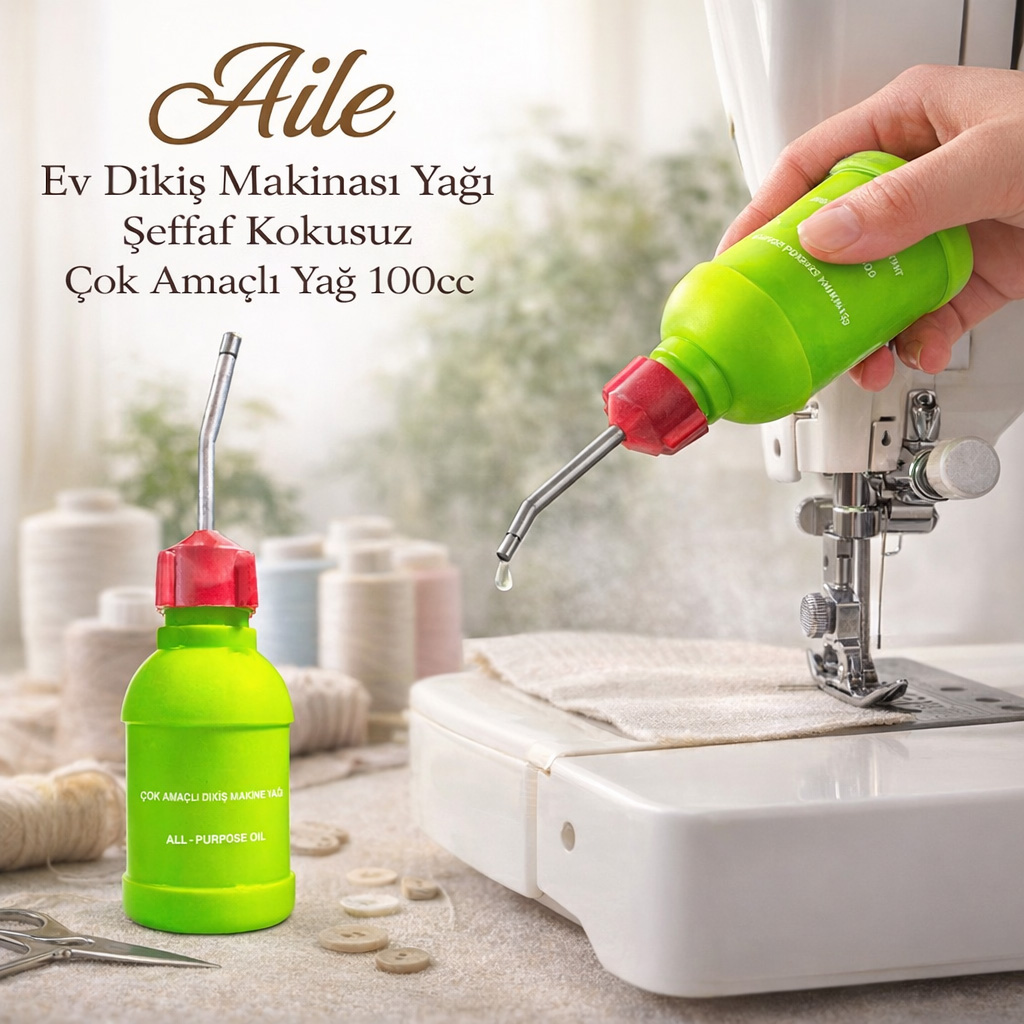  Aile Ev Diki� Makinas� Ya�� �effaf Kokusuz �ok Ama�l� Ya� 100cc