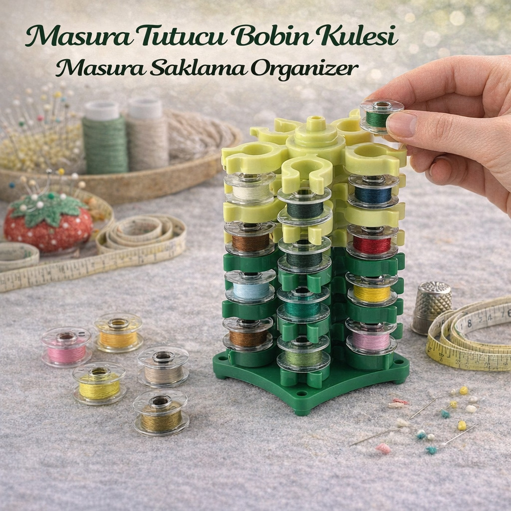 Masura Tutucu Bobin Kulesi Masura Saklama Organizer
