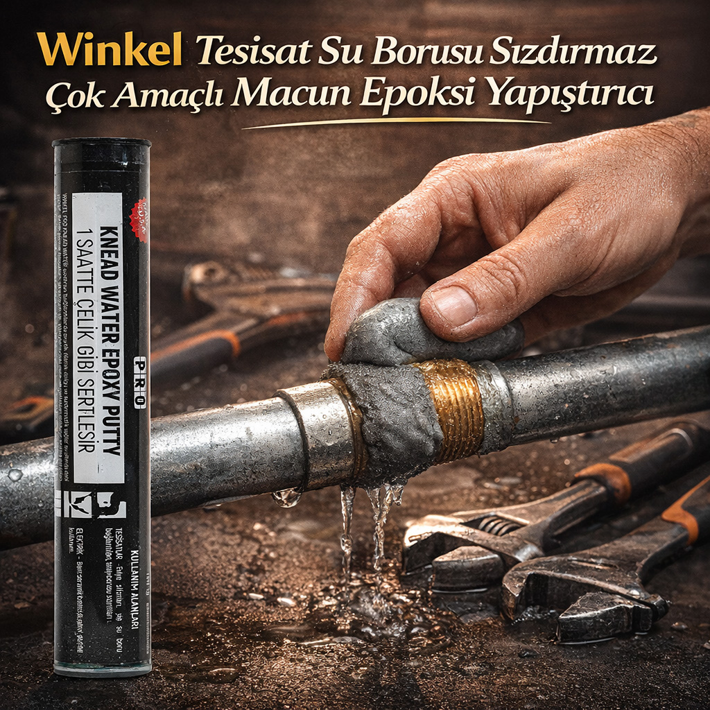 Winkel Tesisat Su Borusu S�zd�rmaz �ok Ama�l� Macun Epoksi Yap��t�r�c�