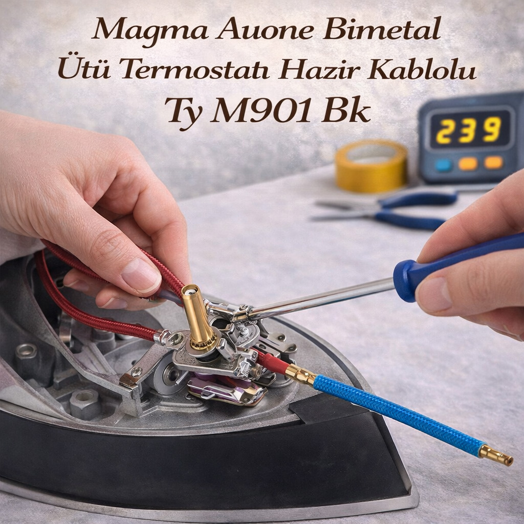 Magma Auone Bimetal �t� Termostat� Haz�r Kablolu Ty M901 Bk