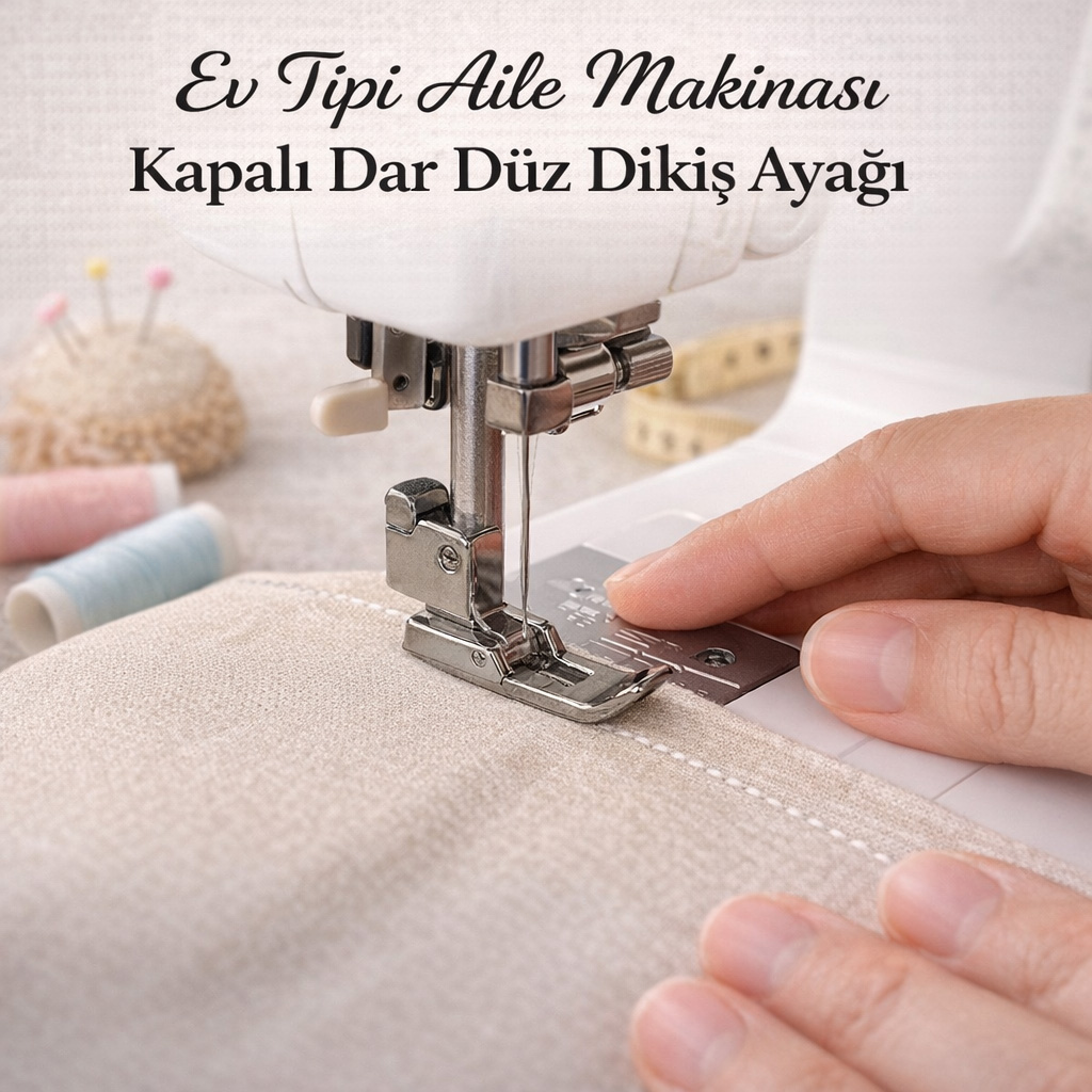 Ev Tipi Aile Makinas� Kapal� Dar D�z Diki� Aya��