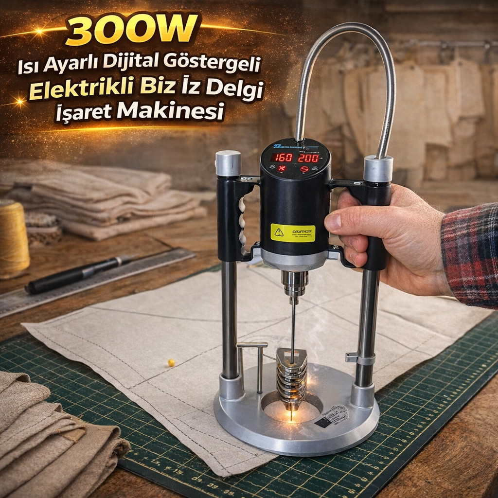 300W Is� Ayarl� Dijital G�stergeli Elektrikli Biz �z Delgi ��aret Makinesi