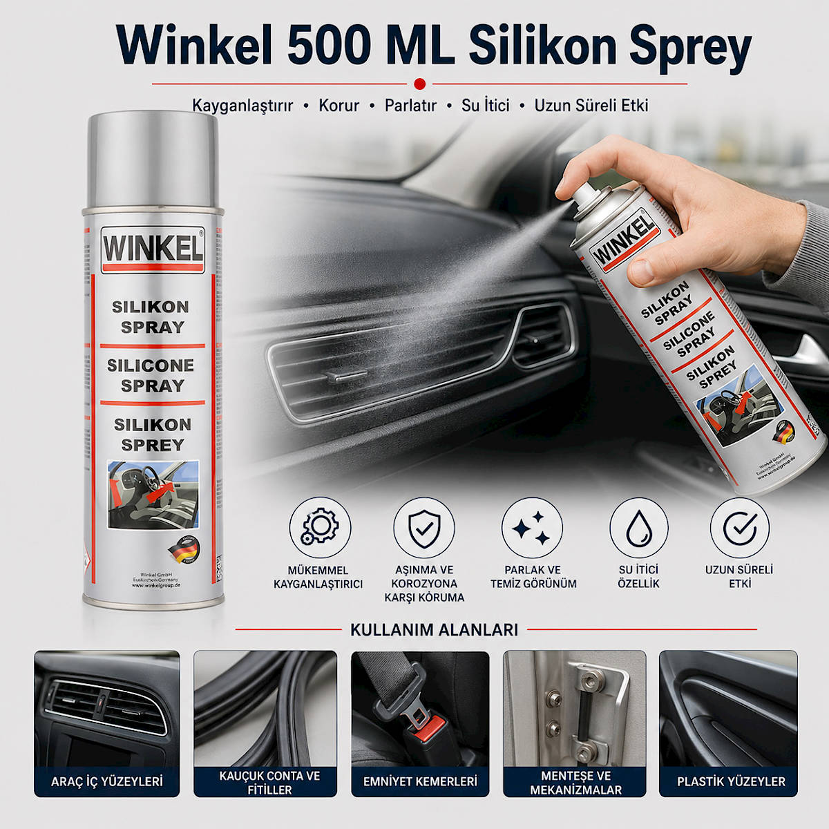 Winkel 500 ML Silikon Sprey
