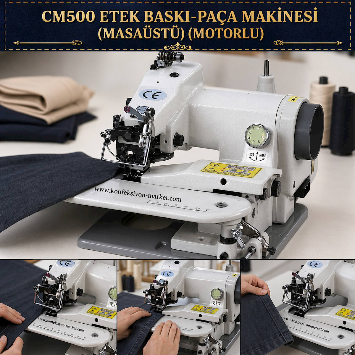 CM500 ETEK BASKI-PA�A MAK�NES� (MASA�ST�) (MOTORLU)