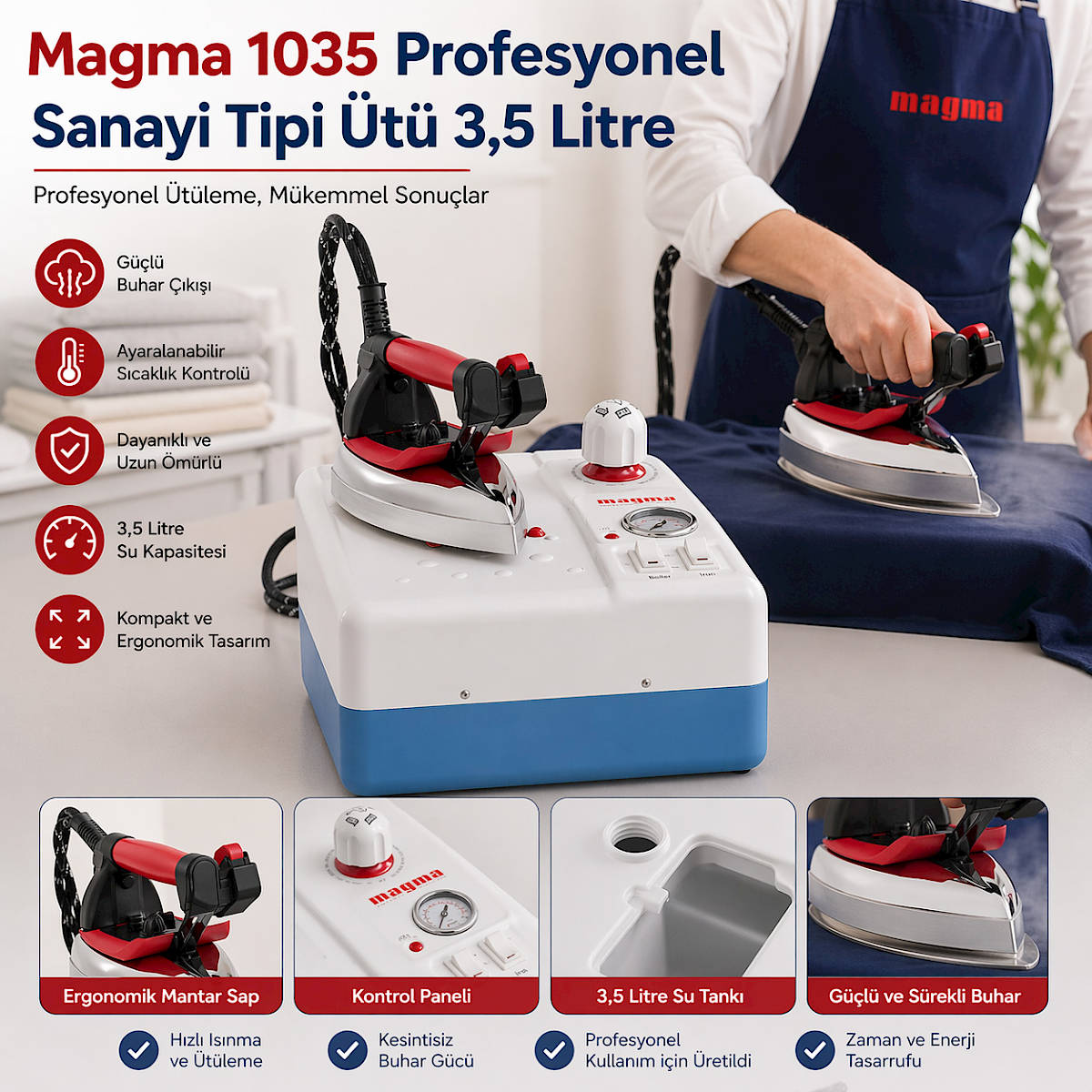 Magma 1035 Profesyonel Sanayi Tipi �t� 3,5 Litre