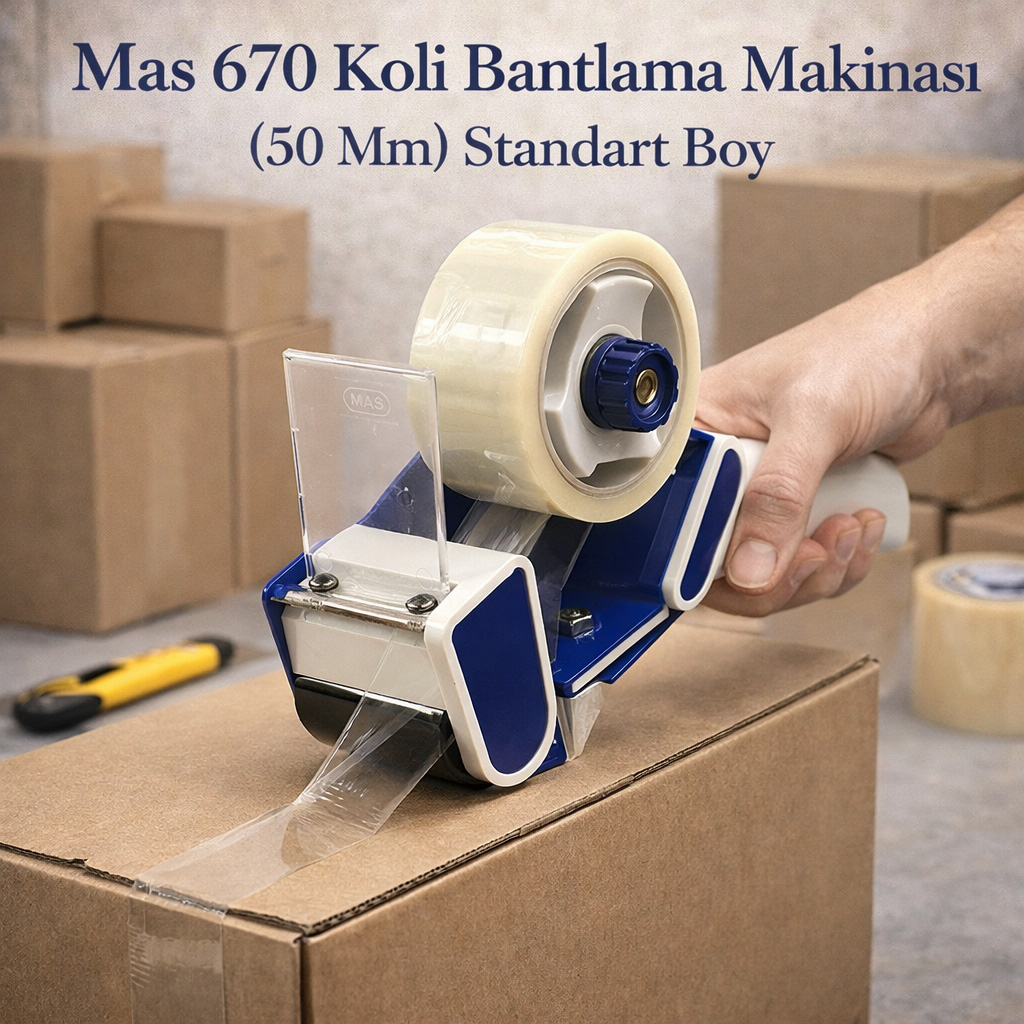 Mas 670 Koli Bantlama Makinas� (50 Mm) Standart Boy