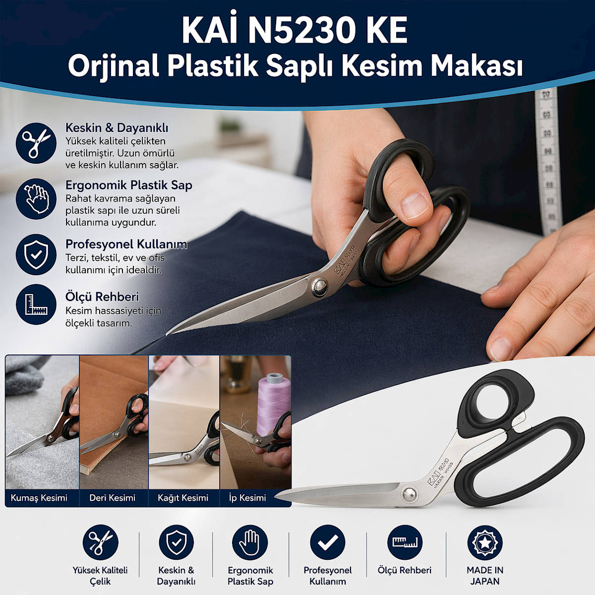 KA� N5230 KE Orjinal Plastik Sapl� Kesim Makas�