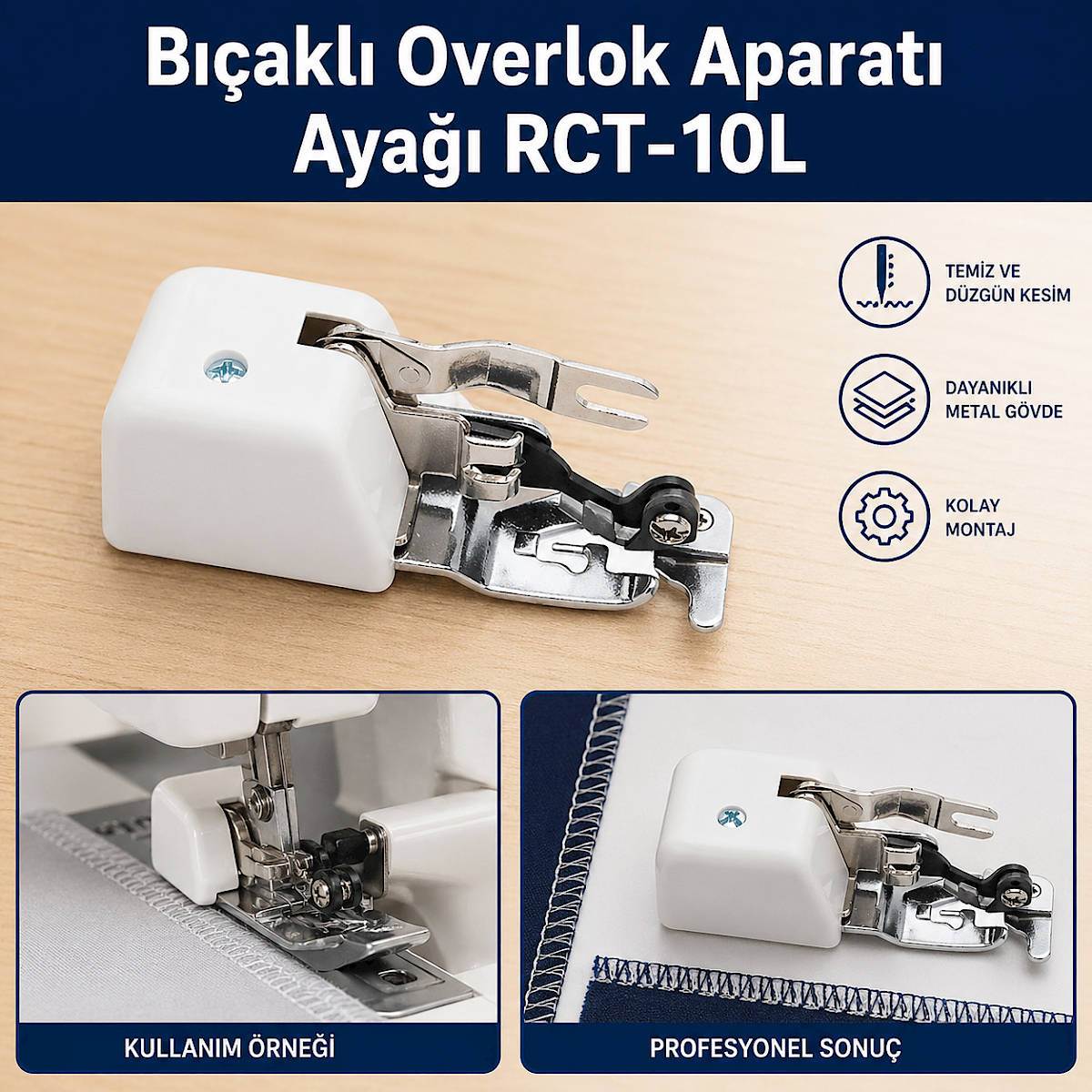 B��akl� Overlok Aparat� Aya�� RCT-10L