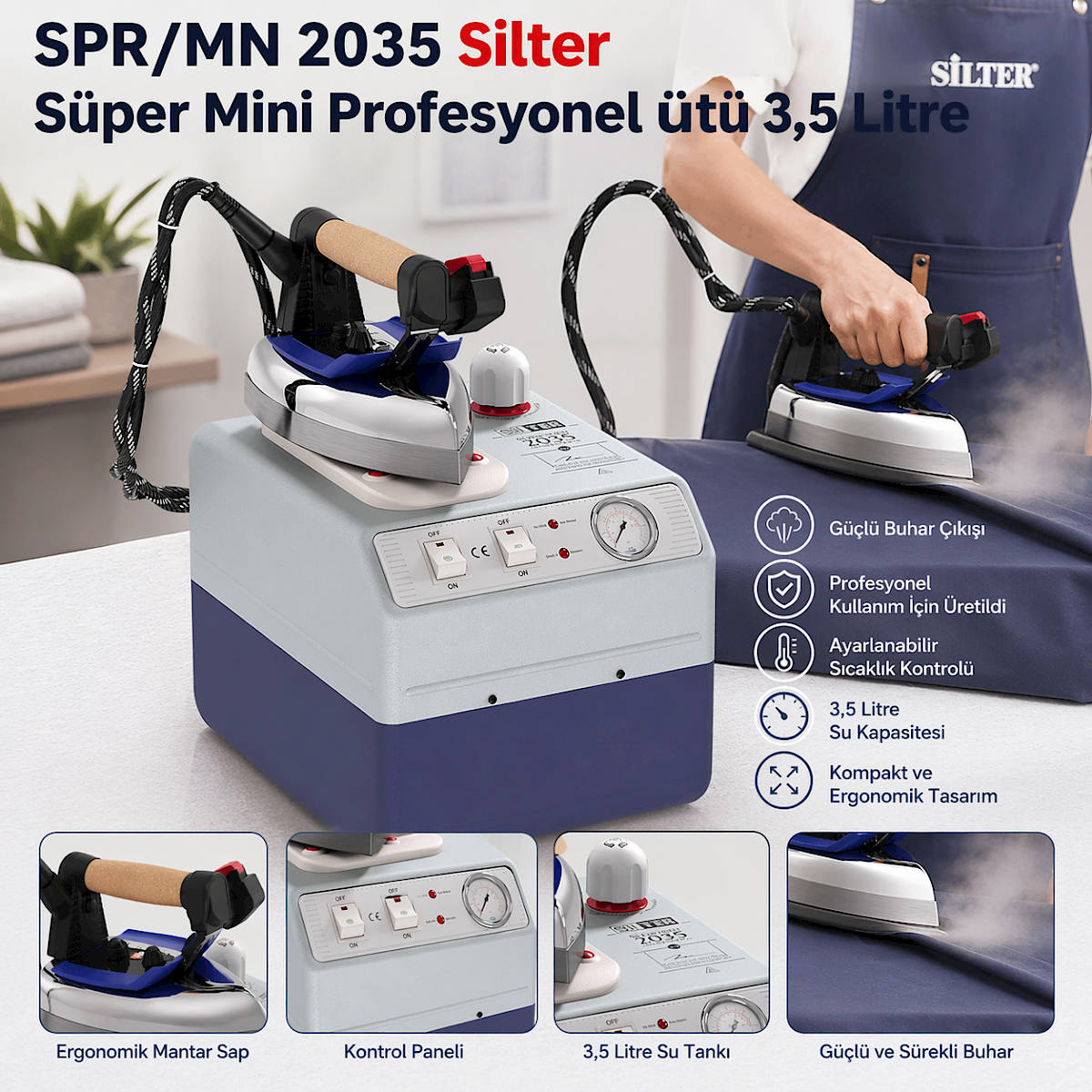 SPR/MN 2035 Silter S�per Mini Profesyonel �t� 3,5 Litre