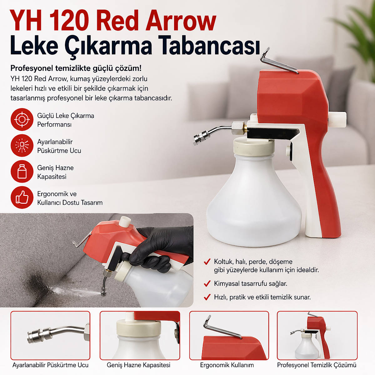 YH 120 Red Arrow Leke ��karma Tabancas�