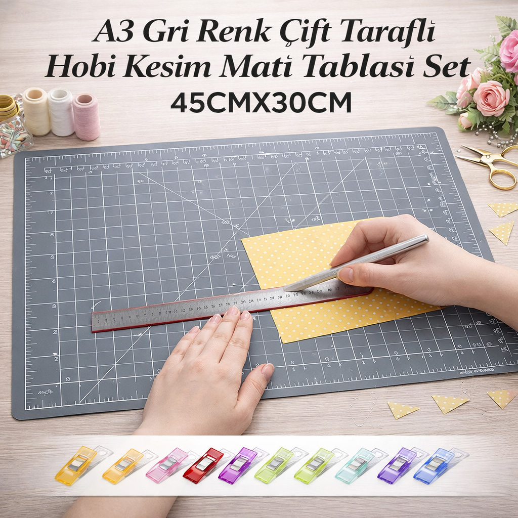 A3 Gri renk cutting mat
