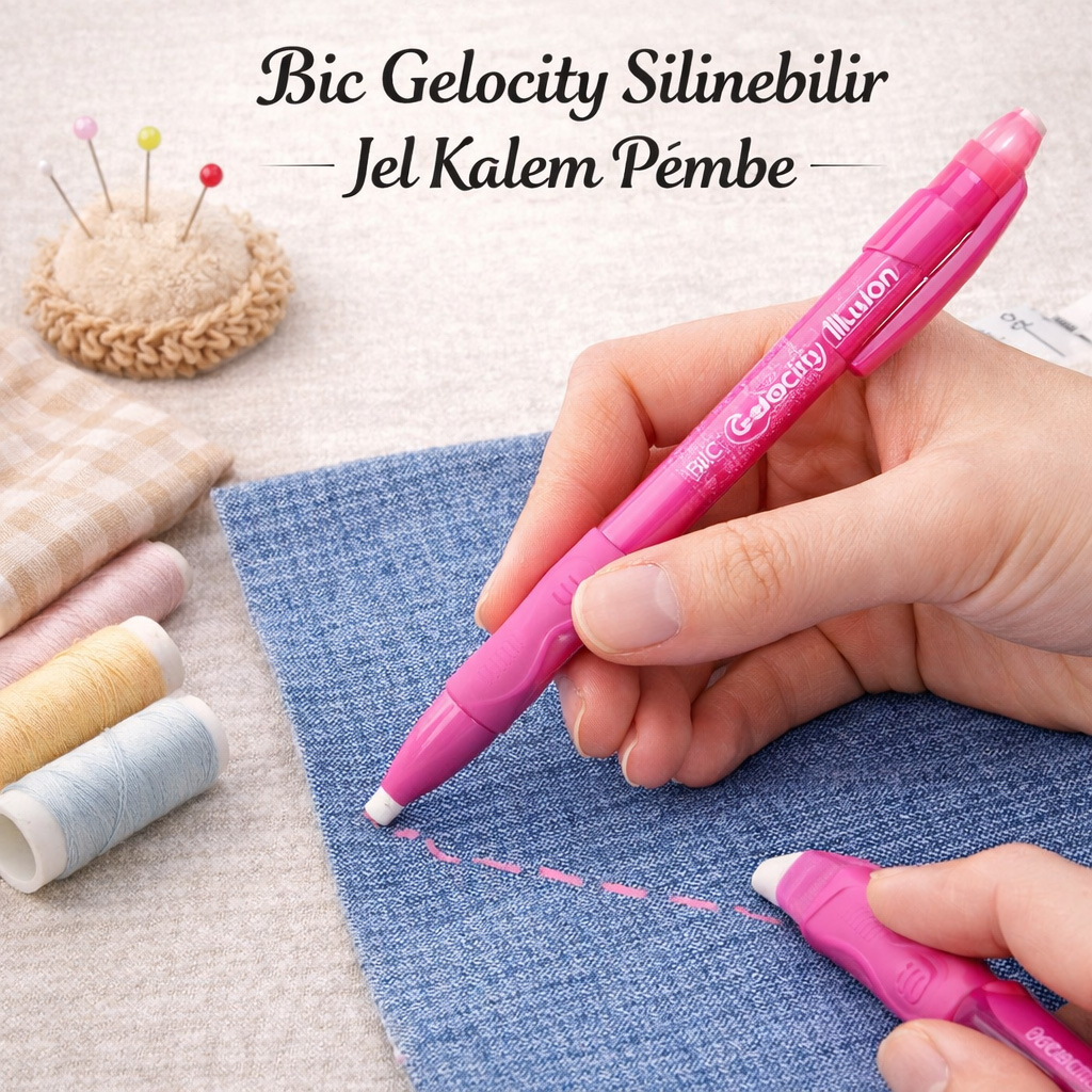 Bic Gelocity Silinebilir Jel Kalem Pembe