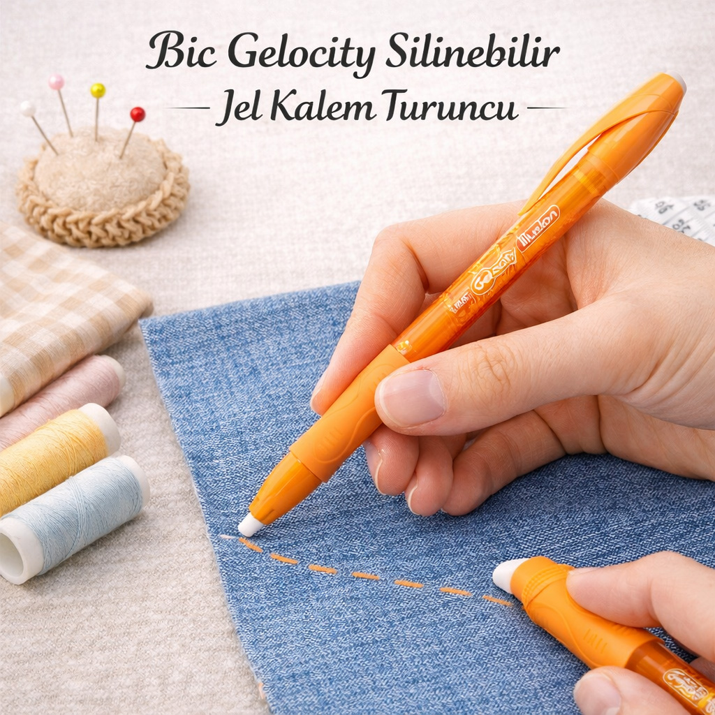 Bic Gelocity Silinebilir Jel Kalem Turuncu