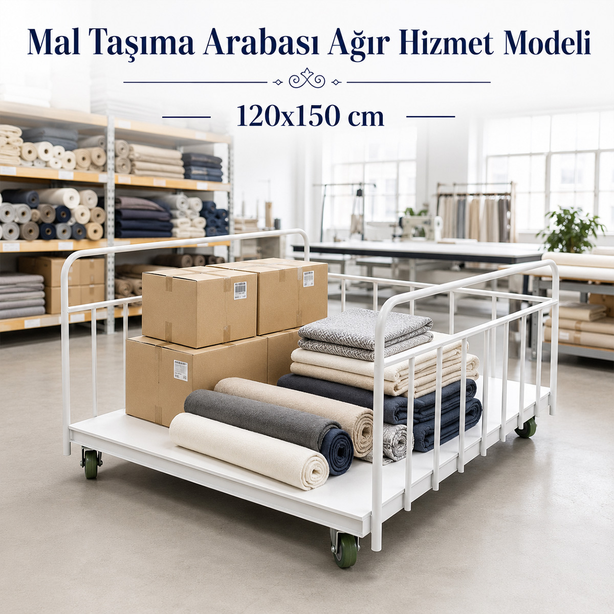Mal Ta��ma Arabas� A��r Hizmet Modeli 120x150 cm