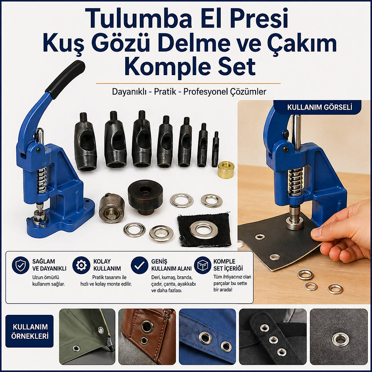 Tulumba El Presi Ku� G�z� Delme ve �ak�m Komple Set
