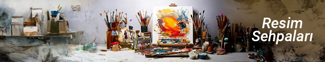 tuval ve boya malzemeleri