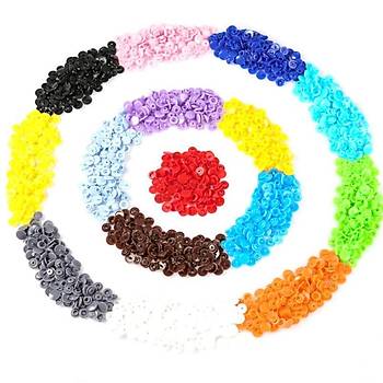 Plastik 360 Adet Renkli t t Dme ve Saklama Kutusu