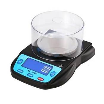SF400D 600gr Kapasite 0.01gr Hassasiyet Dijital Gstergeli Elektronik Terazi Tart