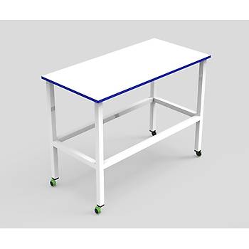 Makina Yan Sehpas Tekerlekli En 50cm Boy 110cm