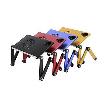 Soutuculu Portatif Akrobat Alminyum Laptop Sehpas Notebook Masas