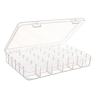 36 Blmeli Ayarl Plastik Organizer Kutu