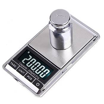Dijital Hassas Elektronik Cep Terazi Tanabilir 500gr 0.01gr
