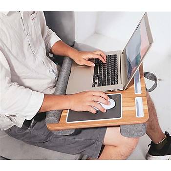 Portatif Laptop Sehpas Tablet Blmeli Yastkl Notebook Masas