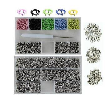 350 SET 9.5 MM Kark Renkli Metal t t ve Saklama Kutusu