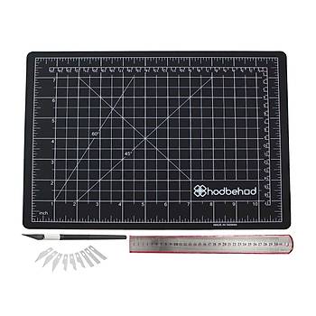 A4 Profesyonel Hobi Kesim Mat Seti ift Tarafl Cutting Mat Set