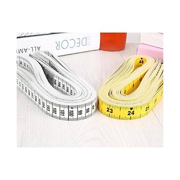 2 Adet Sar Ve Beyaz Renk Mezura 1.50 M Cm-inch