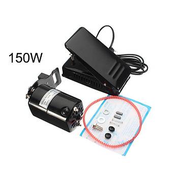 150W Ev Tipi Aile Diki Makine Motoru ve Pedal