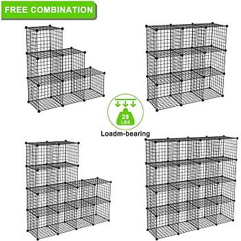 20 Blmeli ok Amal Metal Tel Dolap Organizer