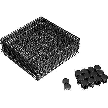 12 Blmeli Metal Tel Portatif Modler Oyuncak Dolab ok Amal Dzenleyici Raf