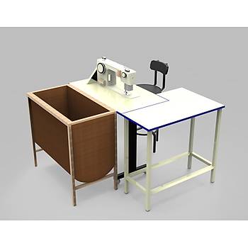 Sol L Sehpa ve Ahap Tekne En 148cm Boy 130cm