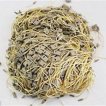 Gold Sar Renk Kilitli Gemeli Etiket pi 1.000 Adet