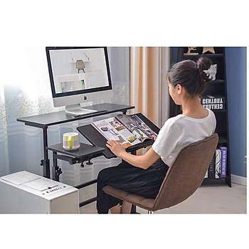 Laptop Bilgisayar Ayakta Ykseklik Ayarl Yatak Ofis Ev alma Masas
