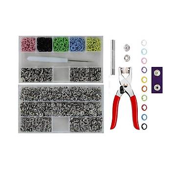 9.5 MM 350 Set Metal Renkli t t Takma akm Komple Seti
