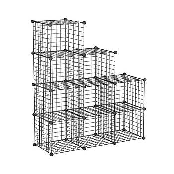 9 Blmeli Metal ok Amal Raf Dolap Organizer