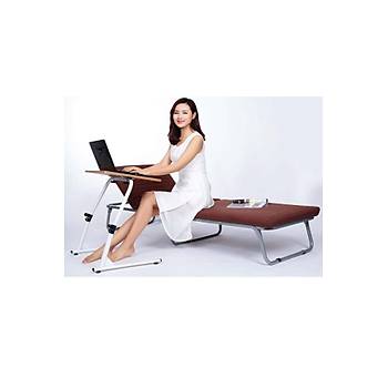 Yatak st Koltuk Kenar Eim Ve Ykseklik Ayarl ocuk Ders alma ok Amal Sehpas Masa 40CMX60CMX67CM