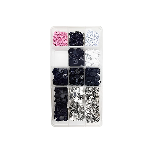 503 Adet Set Plastik Metal Kapakl� ��t ��t ve El Pensesi �ak�m Seti 9.5mm-10.5mm-12.5mm