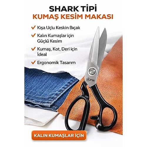 Shark Tipi Kuma� Kot Deri Kal�n Kuma�lar ��in K�sa U�lu Keskin Kesim Makas�